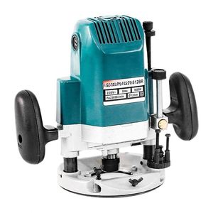 Défonceuse électrique manuelle 6 vitesses 1600W réglable pour le travail du bois, outils de rainurage et de fraisage haute puissance - Product Image 1