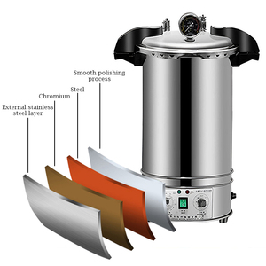 Sterilizzatore a Vapore Industriale Portatile BAXIT 24L in Acciaio Inox, <span class=keywords><strong>Autoclave</strong></span> Rapida - Product Image 2