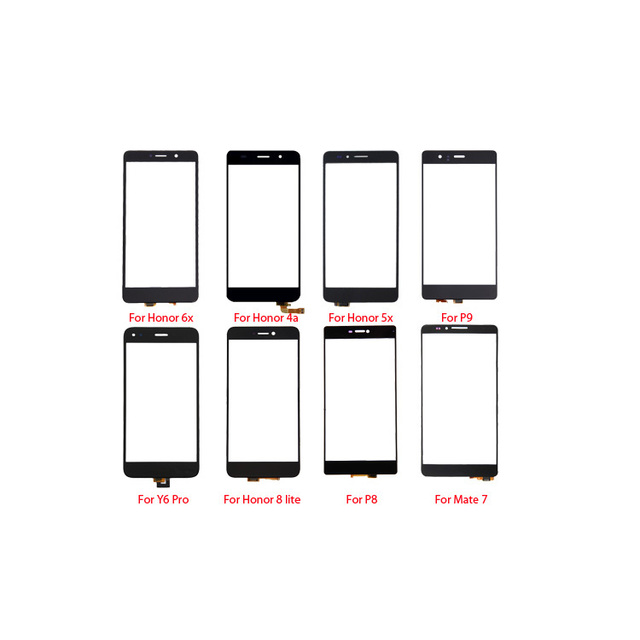 For Huawei Honor 8 P8 P9 Lite Mate 7 Mobile Phone Front Outer Glass Touch Digitizer Screen Panel Assembly