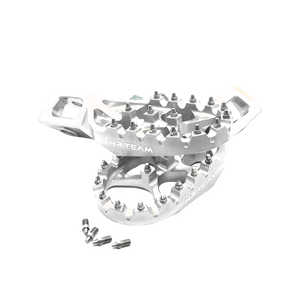 Nrteam Ergal Repose-pieds Gris Paire pour Gaz Gaz MC-F 250 21-23 Motos Moto Accessoires - Product Image 1