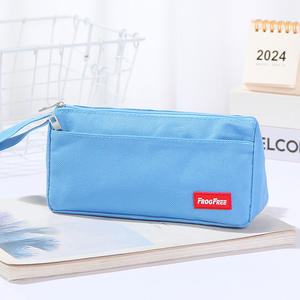Большой вместимости креативный однотонный школьный пенал-мешочек с логотипом на заказ, оптовая продажа с фабрики, креативный пенал для карандашей - Product Image 5