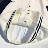 Veste de baseball en molleton pour homme, style uniforme vintage, boutonnée, épaisse, avec logo personnalisé, collection automne-hiver