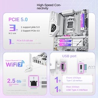 Carte mère A-svs B850M-AYW GAMING WIFI DDR5 AM5, chipset B850, double canal SATA, M ATX, PCIe5.0, 128 Go de RAM, nouvelle carte mère pour ordinateur de bureau