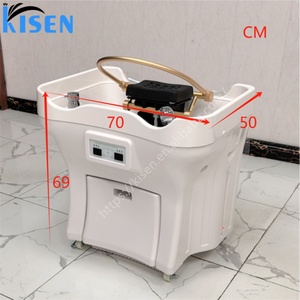 KISEN Lit de lavage portable le plus populaire avec cuvette en acrylique sans tuyauterie, appareil de coiffure et de soin capillaire pour lit de beauté et de massage - Product Image 6