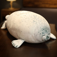 Oreiller de joint blob potelé, jouet animal en peluche de coton en peluche mignon océan grand oreiller pour canapé-lit, cadeaux pour enfants