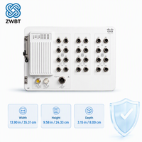 Cisco Switch Catalyst IE-3400H-24T-E Heavy Duty IP67 Switch 24x 1G M12 X-Coded -40C hingga 75C Wall Mount Fanless Network Essentials