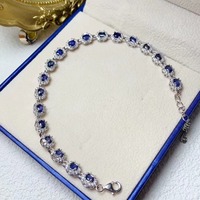 Ensemble de bracelets d'amitié haut de gamme en argent sterling 925 massif avec pierres précieuses naturelles – Prix avantageux – Vente en gros