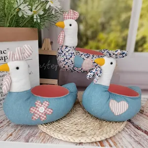 Cadeaux de fête DÉCORATION DE PÂQUES Panier à oeufs de printemps Paniers de Pâques pour garçons Panier de Pâques en peluche