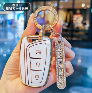 Étui de porte-clés de voiture pour Hyundai 3 boutons IX45 <span class=keywords><strong>Sumida</strong></span> TPU housse de porte-clés de voiture - Product Image 2
