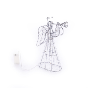 Fabricant d'ornements décoratifs sur pied en gros Ange pour la maison avec ruban de perles Cadeaux de fantaisie - Product Image 1