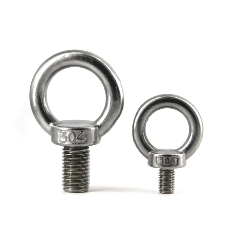 304 Stainless steel eye bolt screw ring furniture hardware stainless steel lifting ring screw
