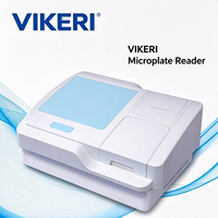 Lecteur de microplaques de laboratoire VIKERI, 8 canaux optiques, lecteur ELISA pour plaques à 48/96 puits, personnalisable OEM, garantie 1 an