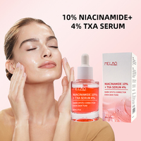 Correcteur de taches foncées en verre organique naturel 10% niacinamide 4% acide tranexamique 2% sérum nourrissant pour le visage à la vitamine C