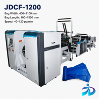 Machine automatique de fabrication de sacs en plastique pour housses de table, sacs de conservation et sacs en rouleau (CF)