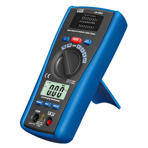 CEM LA-1011 Multimètre numérique 2 en 1 Testeur LAN Testeur de tension courant résistance AC/DC Testeur de diode Mesure de continuité 600V - Product Image 3