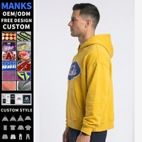 Sweat-shirts à capuche personnalisés avec logo, fermeture éclair, broderie, coupe oversize, vêtements de sport, gym, entraînement, fitness, sweat-shirt de luxe pour hommes
