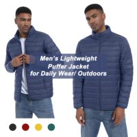 Veste matelassée pour homme de haute qualité en gros, veste imperméable, manteau d'hiver pour homme