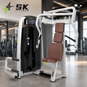 SK-CP80 Macchina Commerciale Chest Press Seduta con Carico a Perni 65x114mm in Acciaio Q235, Attrezzatura da Palestra Iso-Laterale Selezionabile per Allenamento della Forza - Product Image 1