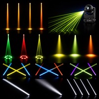 Penjualan Langsung Pabrik Lampu Beam 295 Moving Head Light HID RGBW 295W 540 Scan Kontrol DMX512 Lampu DJ untuk Bar