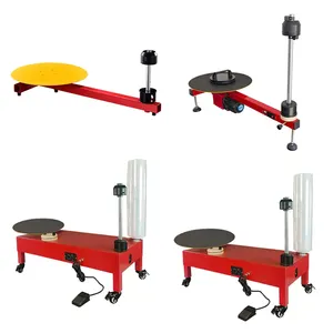 Volautomatische 40/60Cm Grote Pallet Pe Plastic Folie Stretch Wrap Machines Honingraat Inpakpapier Rol Pakket Machines