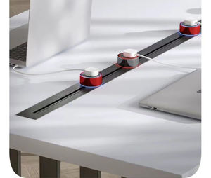 रसोई के लिए जियाक्सिन पावर ट्रैक सॉकेट एल्यूमीनियम आउटलेट काला हटाने योग्य मॉड्यूलर पावर ट्रैक - Product Image 5