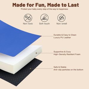 Đồ chơi leo trèo mềm mại trong nhà nhiều màu sắc cho trẻ mới biết đi, bộ dụng cụ tập thể dục bằng xốp cho trẻ em, cầu trượt và leo trèo - Product Image 3