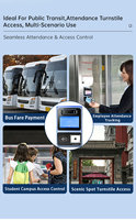 H111 Tap&Go Validateur GPS pour transport en commun avec écran TFT 5 pouces, paiement NFC et billetterie électronique, terminal de collecte des tarifs pour bus et minibus BRT