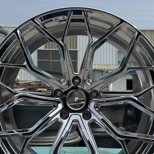 Mâm xe đua đúc 19 20 <span class=keywords><strong>21</strong></span> 22 23 24 inch, 5x114.3, hợp kim 6061-T6, mâm xe độ, đánh bóng, kiểu liền khối - Product Image 5