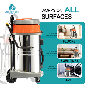 Aspirateur industriel vertical humide/sec ultra-capacité 100L, 4500W, trois moteurs, avec une capacité accrue pour les déchets, prix abordable - Product Image 4