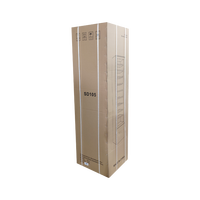 Réfrigérateur vertical commercial 105L, congélateur compact et fin, éclairage LED, compresseur, affichage, congélateur