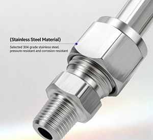 Raccord de compression en acier inoxydable 316 de qualité marine, connecteur mâle droit pour la <span class=keywords><strong>plomberie</strong></span> de bateau - Product Image 4