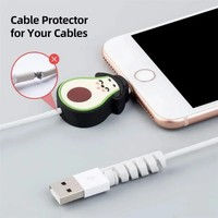 Protecteur de prise de chargeur pour iPhone, housse de protection pour câble USB, enrouleur de cordon, protège-câble résistant aux morsures