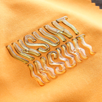 Autocollants de transfert thermique en silicone TPU 3D souples personnalisés avec logo pour vêtements de football - Vente en gros