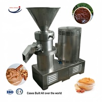 Broyeur colloïdal en acier inoxydable 304 à large plage de production pour beurre de cacahuète, pâte de mamarind et fabrication de tahini, capacité 50-2000 kg/h