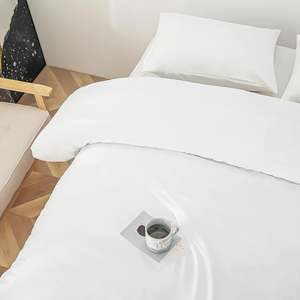 Edredón alternativo de plumón doble, edredón de cama ergonómico para todas las estaciones, edredón acolchado de microfibra esponjoso de nube de felpa medio cálido en - Product Image 2