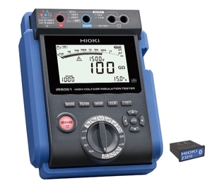 ชุดเครื่องวัดความต้านทานฉนวนไฟฟ้าไร้สาย HIOKI รุ่น IR5051-90 พร้อมช่วงการวัดเฉพาะสำหรับ PV - Product Image 1