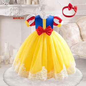 Disfraz de Princesa Blancanieves para Niñas, Vestido de <span class=keywords><strong>Verano</strong></span> para Carnaval, Halloween, Disfraz de Televisión y Cine, Disfraz Infantil de Cosplay, Vestido para Fiesta de Cumpleaños - Product Image 1