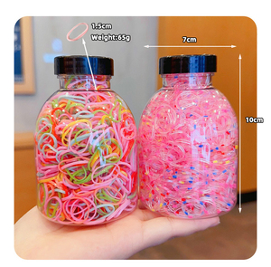 Vendita all'Ingrosso di Fabbrica: 1000 Pezzi/Scatola Elastici Colorati per <span class=keywords><strong>Capelli</strong></span> di Alta Qualità per Bambini, Accessori Carini per <span class=keywords><strong>Capelli</strong></span> - Product Image 4