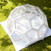 Dôme gonflable transparent en PVC à 360 degrés, tente bulle, château gonflable, intérieur/extérieur, pour les fêtes d'enfants, location pour événements