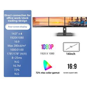 צג נייד למחשב נייד 15.6 אינץ' FHD 1080P IPS מסך עם הגנה על העיניים עם מעמד מתכוונן 180 מעלות רמקולים כפולים צג נייד לנסיעות - Product Image 3