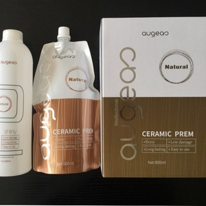 Crema Alisadora de Cabello Permanente Profesional de la Mejor Calidad, Crema de Cerámica para Alisar el Cabello con Ácido, Loción para Permanente de Cabello con Colágeno - Product Image 4