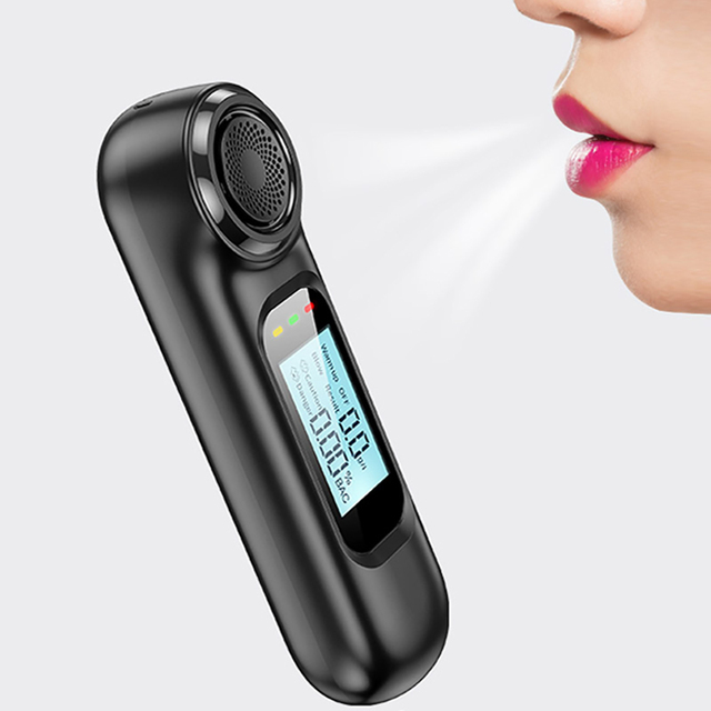 High-precision Alcohol Concentration Detector Portable Alcohol  Instrument for Checking Drunk Driving Blowing Alcohol Tester