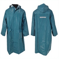 Manteau de pluie imperméable long en PVC jaune de haute qualité pour adultes, poncho, veste de pluie, vêtements de pluie
