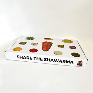 Custom Biodegradable Food Grade Cookie Box Snack Cake Picnic Dessert Box Catering Packaging Boxes With Divider Platter - Product Image 4