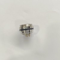 Conector Hembra Recto de 4 Pines M16 para Panel, Montaje Frontal en PCB, para Embalaje, Etiquetado y Logística