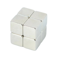 Magnet Permanen Ndfeb Super Neodymium Berkinerja Tinggi N52 Kubus Penyerap untuk Penggunaan Industri, Kuat untuk Pengelasan dan Pembengkokan