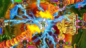 Mới nhất phổ biến 6 người chơi kim loại Arcade tủ điện thoại di động Cá Trò chơi phần mềm Thời gian trực tuyến Quái Vật thức tỉnh - Product Image 4