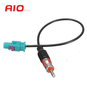Falra plug para din plug conector de rádio de carro, cabo adaptador de antena para bmw 3 séries e46 e90