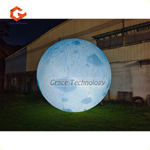 Éclairage LED Ballons gonflables Lune Planète Terre Lune Système <span class=keywords><strong>solaire</strong></span> suspendu Ballon Neuf Planètes pour décoration de fête - Product Image 2