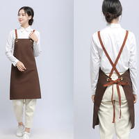 Tablier de cuisine sans manches en toile pour femme, personnalisable avec logo par sublimation, durable et écologique, pour restaurant, accessoires de cuisson, bavoir de chef
